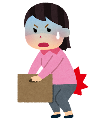 衣替えで増える腰痛