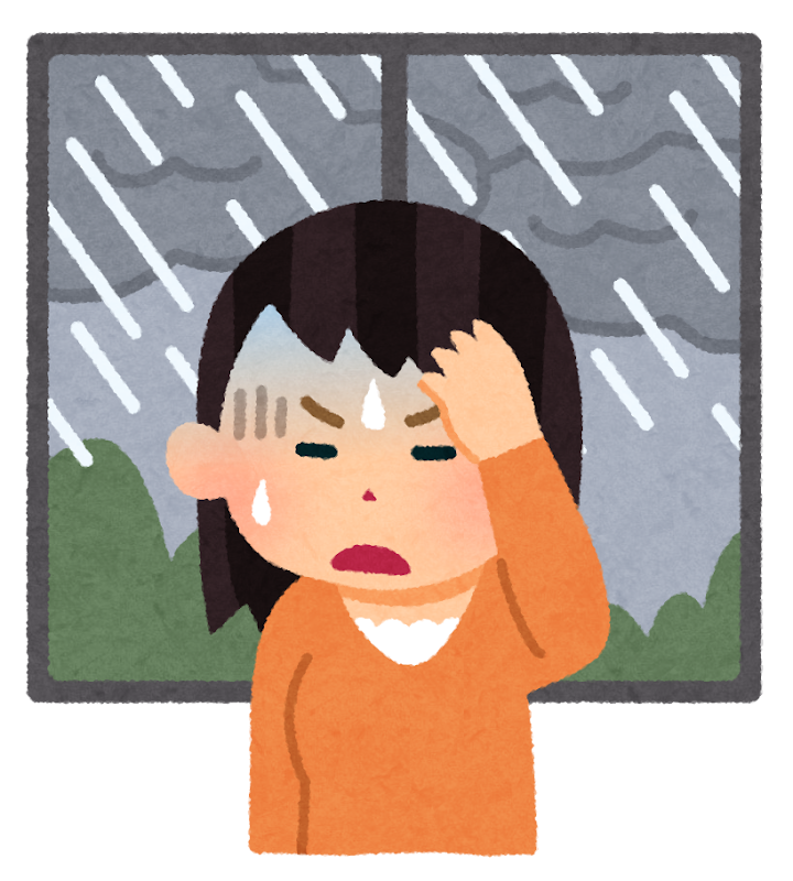 10月に多い気圧痛